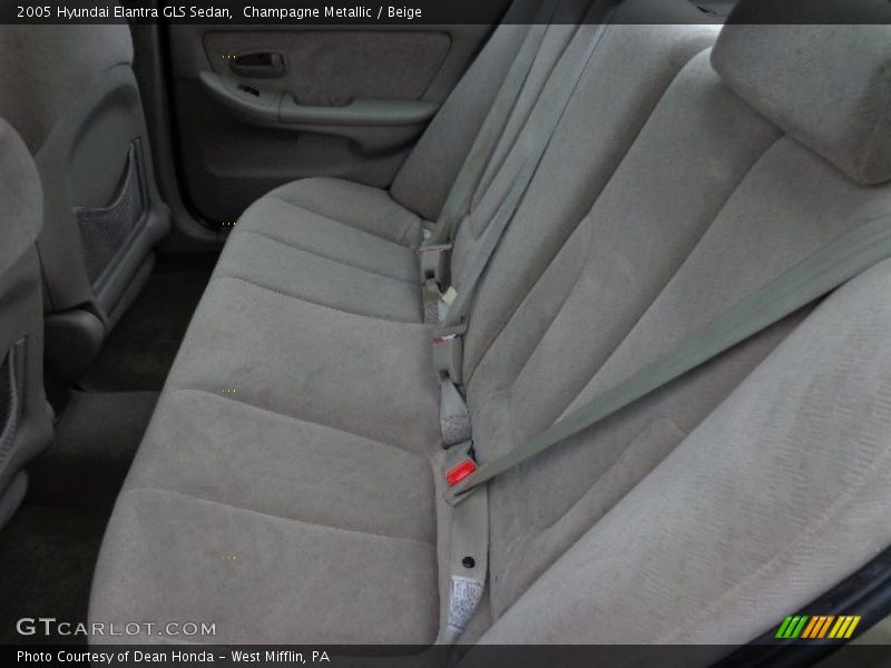Champagne Metallic / Beige 2005 Hyundai Elantra GLS Sedan