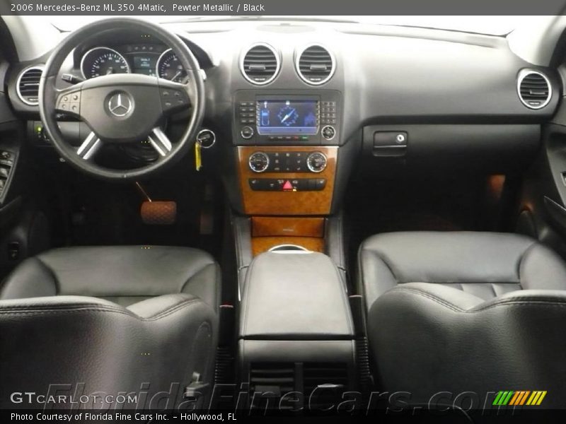 Pewter Metallic / Black 2006 Mercedes-Benz ML 350 4Matic