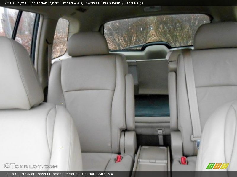 Cypress Green Pearl / Sand Beige 2010 Toyota Highlander Hybrid Limited 4WD