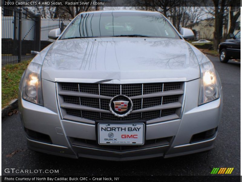 Radiant Silver / Ebony 2009 Cadillac CTS 4 AWD Sedan