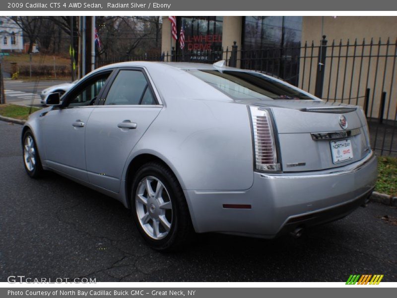 Radiant Silver / Ebony 2009 Cadillac CTS 4 AWD Sedan