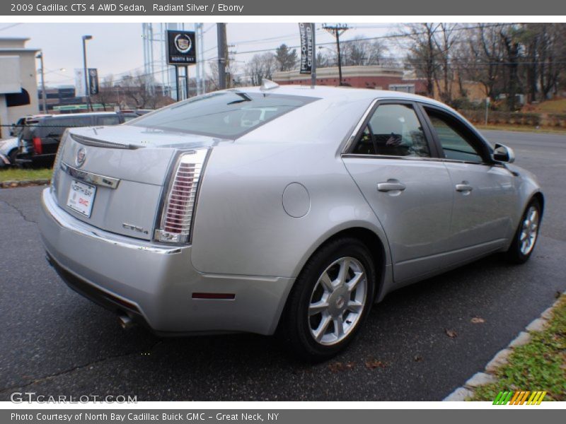 Radiant Silver / Ebony 2009 Cadillac CTS 4 AWD Sedan