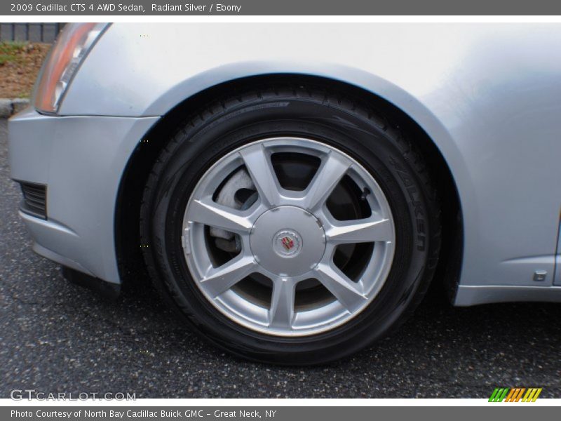 Radiant Silver / Ebony 2009 Cadillac CTS 4 AWD Sedan