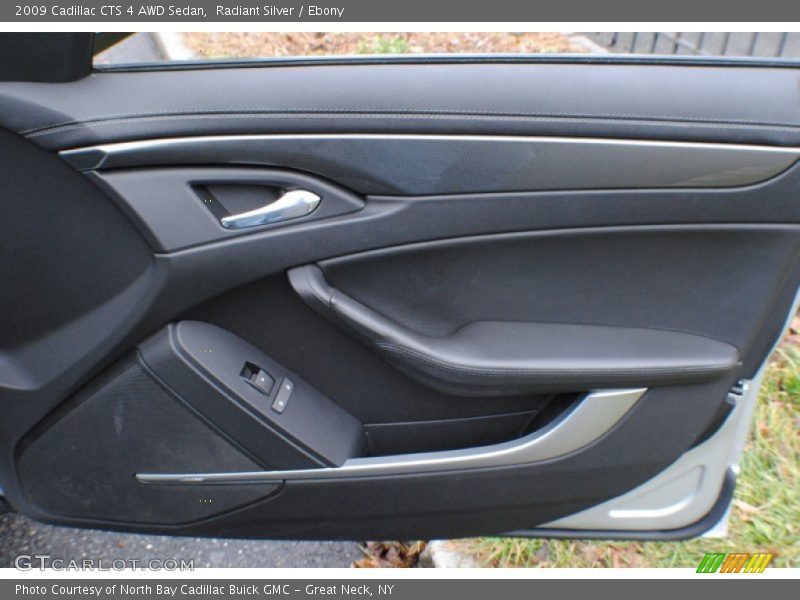 Radiant Silver / Ebony 2009 Cadillac CTS 4 AWD Sedan
