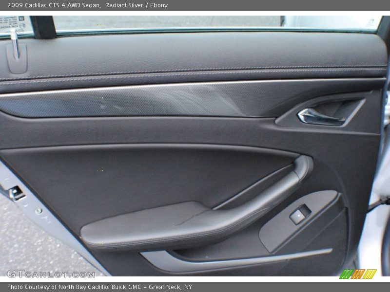 Radiant Silver / Ebony 2009 Cadillac CTS 4 AWD Sedan
