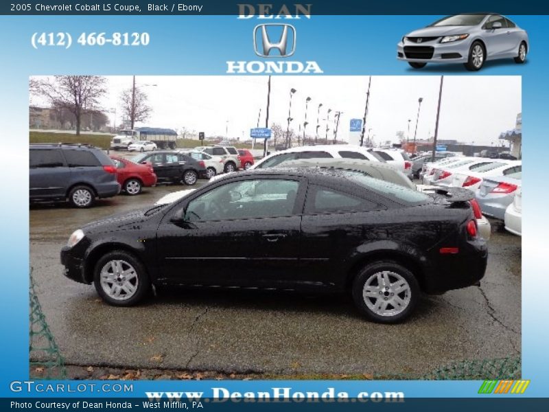 Black / Ebony 2005 Chevrolet Cobalt LS Coupe