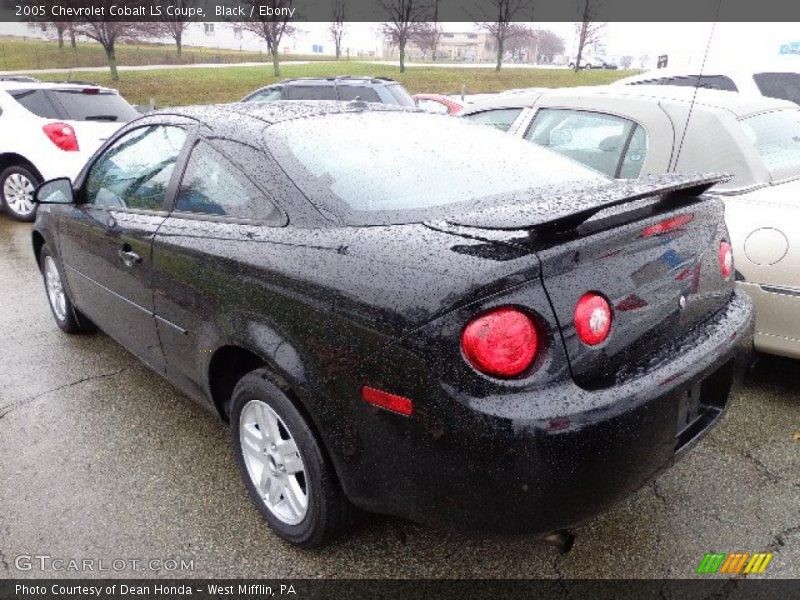 Black / Ebony 2005 Chevrolet Cobalt LS Coupe