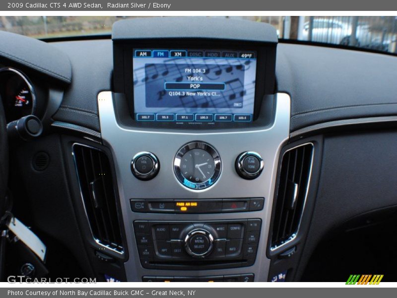 Radiant Silver / Ebony 2009 Cadillac CTS 4 AWD Sedan