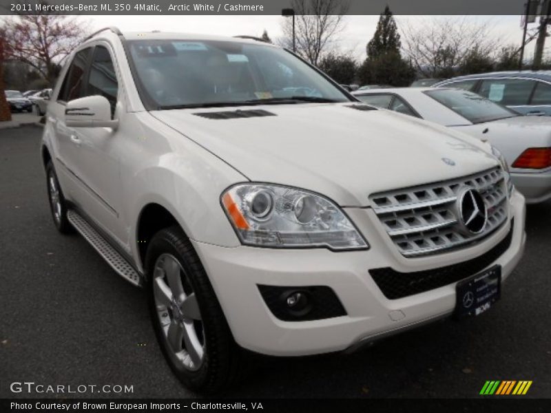 Arctic White / Cashmere 2011 Mercedes-Benz ML 350 4Matic