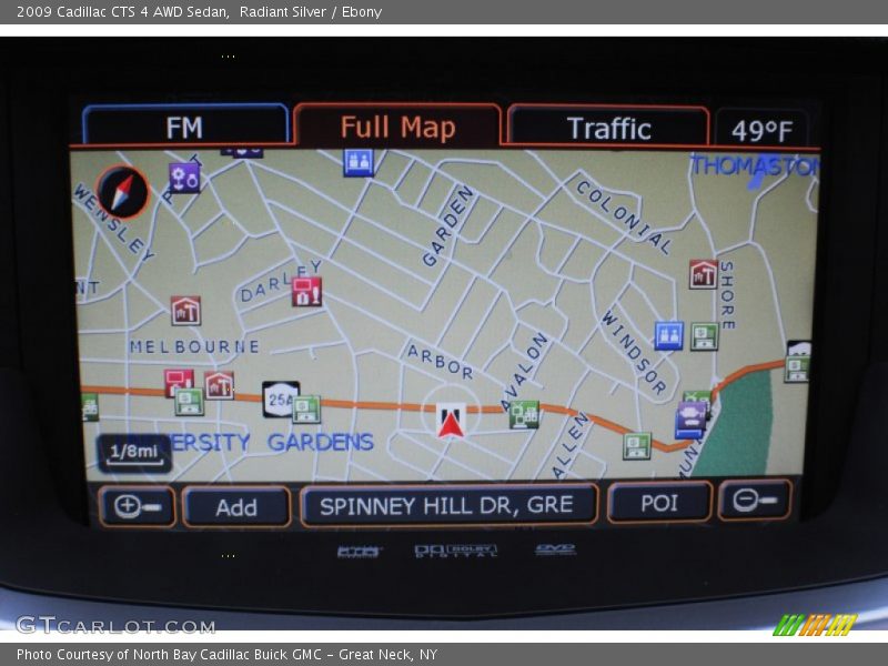 Radiant Silver / Ebony 2009 Cadillac CTS 4 AWD Sedan
