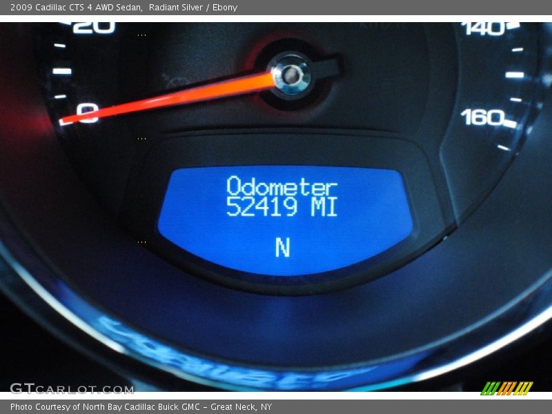 Radiant Silver / Ebony 2009 Cadillac CTS 4 AWD Sedan