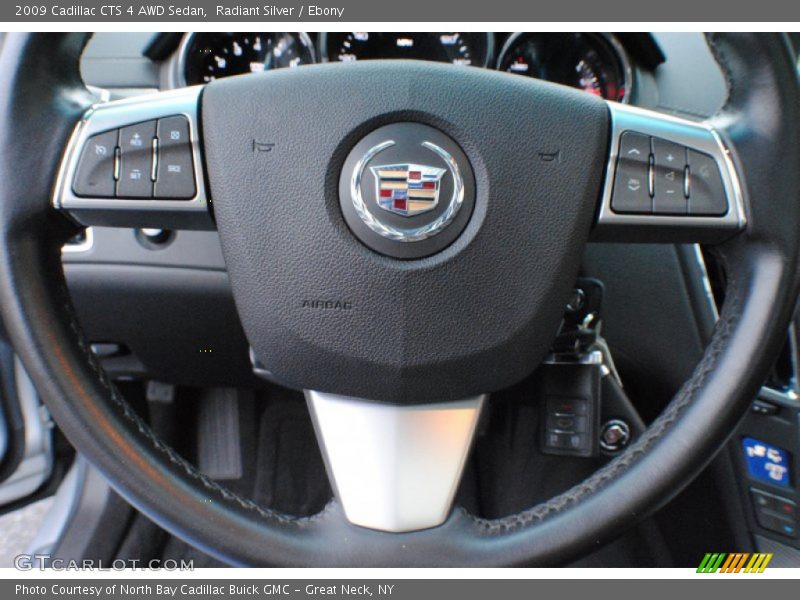 Radiant Silver / Ebony 2009 Cadillac CTS 4 AWD Sedan