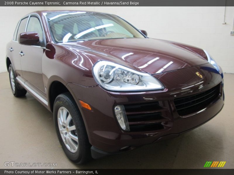 Carmona Red Metallic / Havanna/Sand Beige 2008 Porsche Cayenne Tiptronic