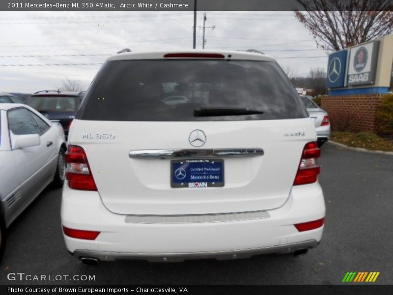 Arctic White / Cashmere 2011 Mercedes-Benz ML 350 4Matic