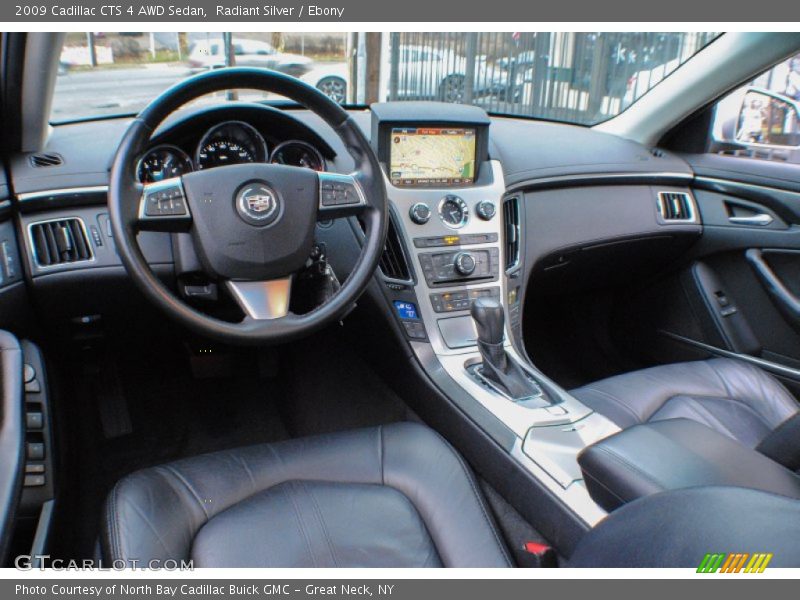 Radiant Silver / Ebony 2009 Cadillac CTS 4 AWD Sedan