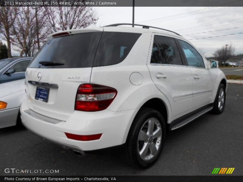 Arctic White / Cashmere 2011 Mercedes-Benz ML 350 4Matic