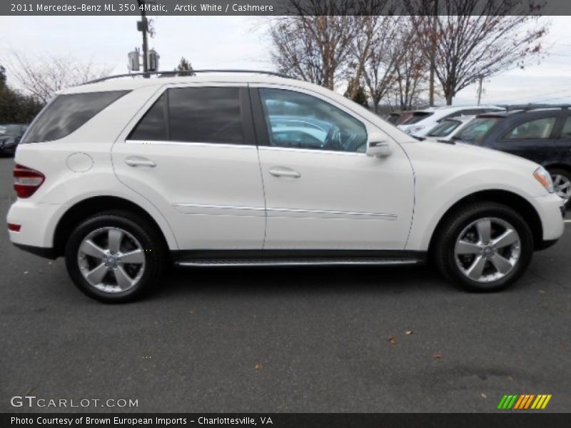Arctic White / Cashmere 2011 Mercedes-Benz ML 350 4Matic