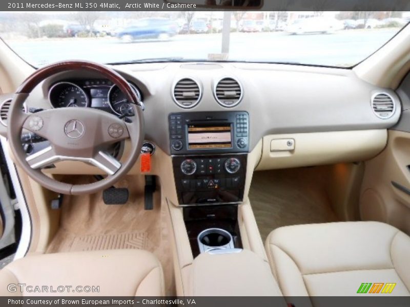 Arctic White / Cashmere 2011 Mercedes-Benz ML 350 4Matic