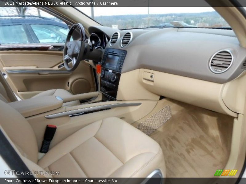 Arctic White / Cashmere 2011 Mercedes-Benz ML 350 4Matic