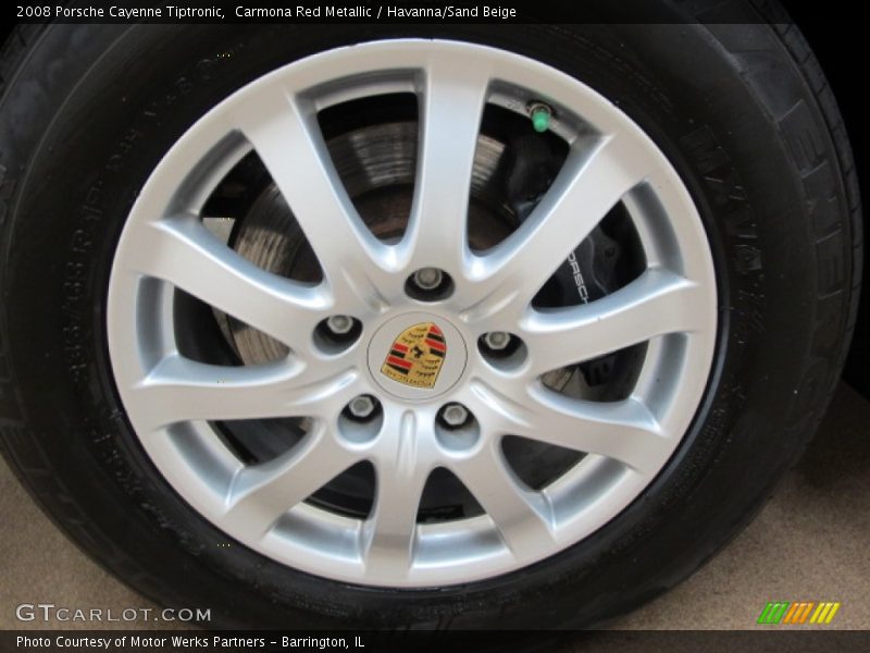 Carmona Red Metallic / Havanna/Sand Beige 2008 Porsche Cayenne Tiptronic