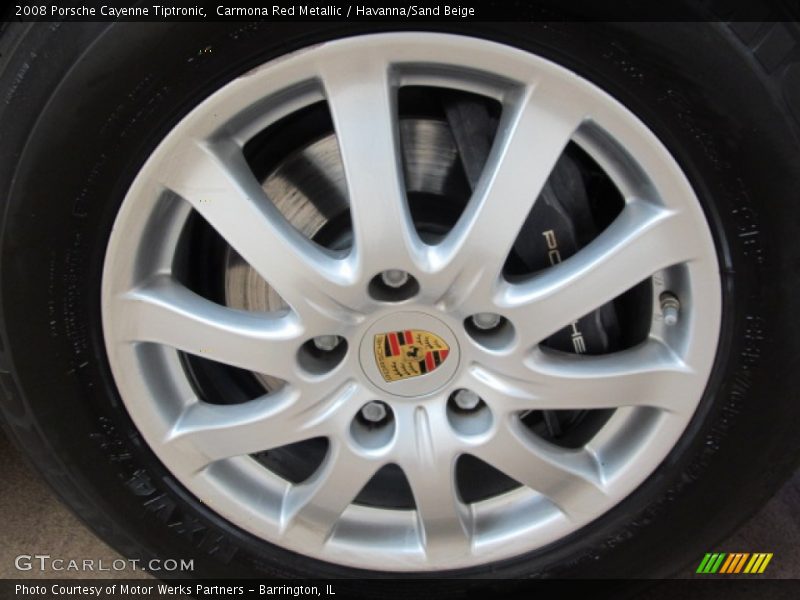 Carmona Red Metallic / Havanna/Sand Beige 2008 Porsche Cayenne Tiptronic
