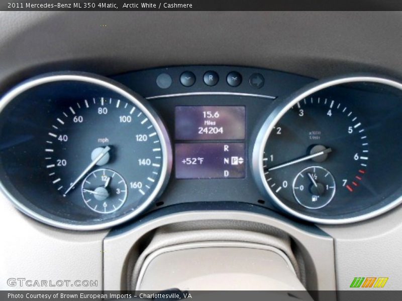 Arctic White / Cashmere 2011 Mercedes-Benz ML 350 4Matic