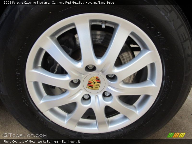 Carmona Red Metallic / Havanna/Sand Beige 2008 Porsche Cayenne Tiptronic