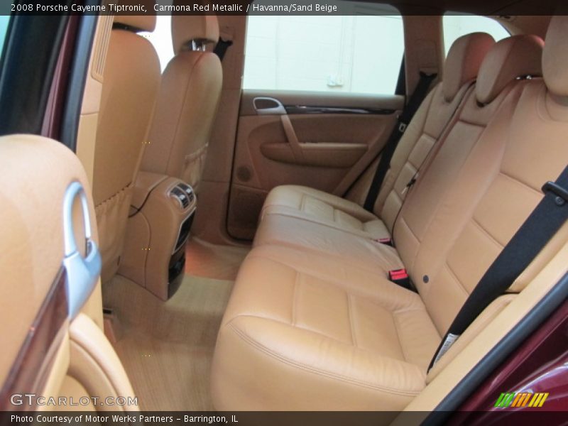 Carmona Red Metallic / Havanna/Sand Beige 2008 Porsche Cayenne Tiptronic