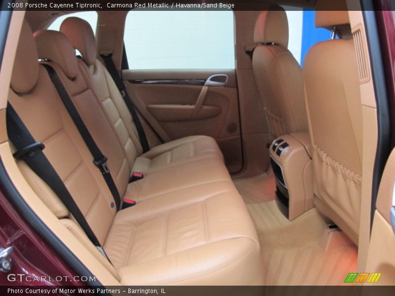 Carmona Red Metallic / Havanna/Sand Beige 2008 Porsche Cayenne Tiptronic