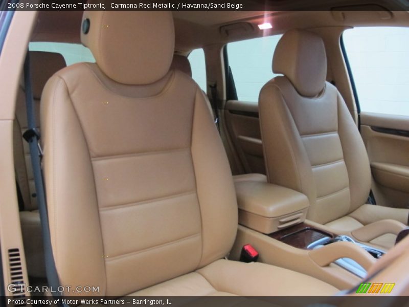 Carmona Red Metallic / Havanna/Sand Beige 2008 Porsche Cayenne Tiptronic