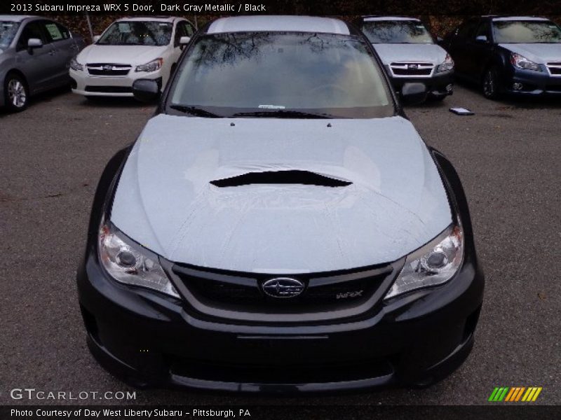 Dark Gray Metallic / Black 2013 Subaru Impreza WRX 5 Door