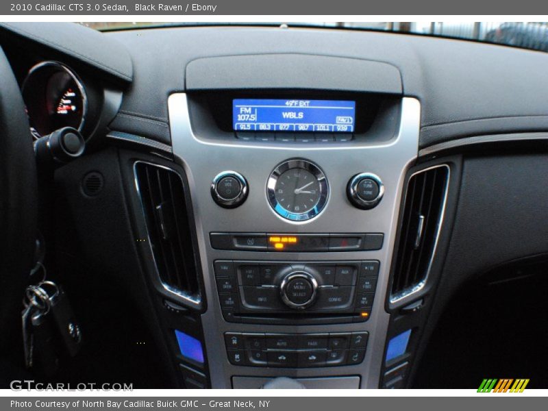 Black Raven / Ebony 2010 Cadillac CTS 3.0 Sedan