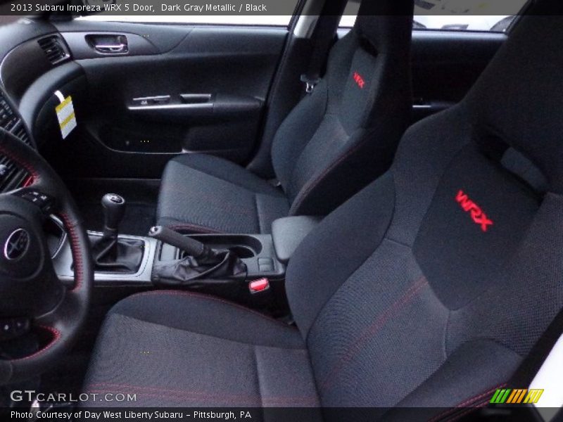 Front Seat of 2013 Impreza WRX 5 Door