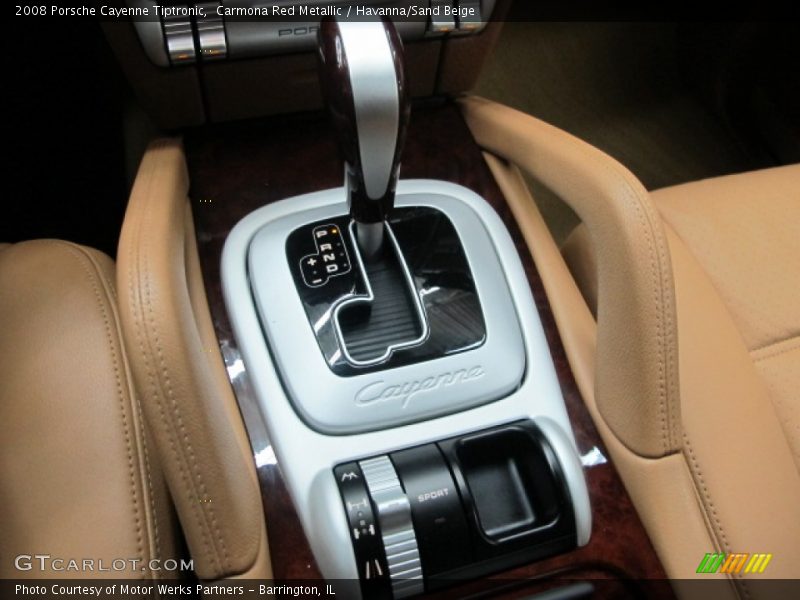 Carmona Red Metallic / Havanna/Sand Beige 2008 Porsche Cayenne Tiptronic