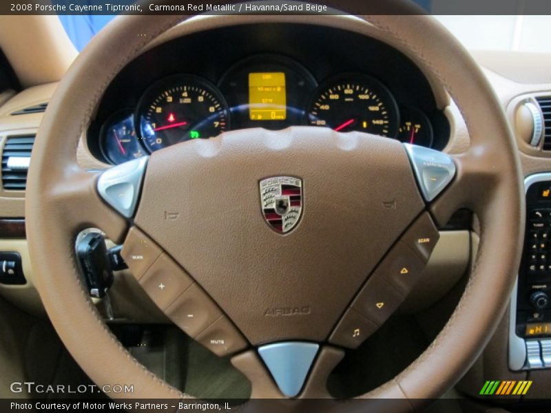 Carmona Red Metallic / Havanna/Sand Beige 2008 Porsche Cayenne Tiptronic
