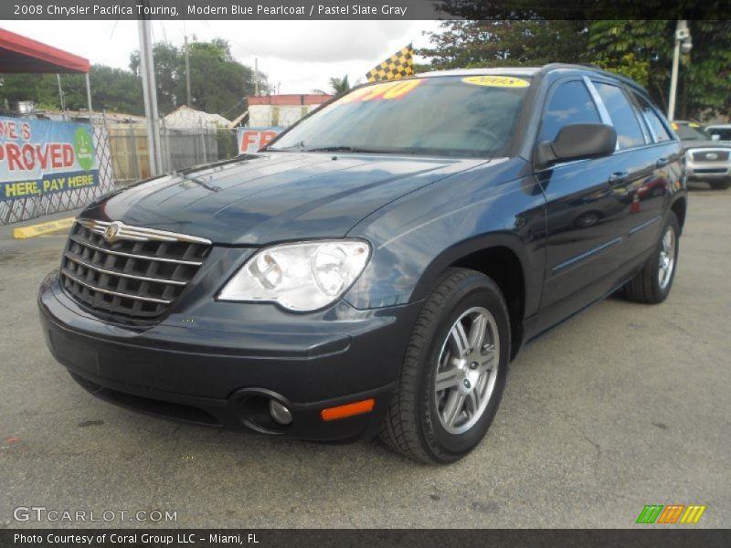 Modern Blue Pearlcoat / Pastel Slate Gray 2008 Chrysler Pacifica Touring