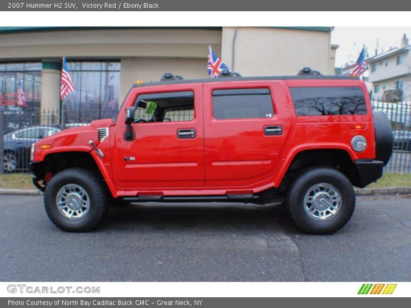 Victory Red / Ebony Black 2007 Hummer H2 SUV