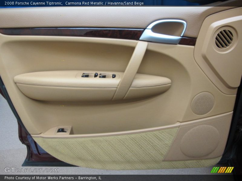 Carmona Red Metallic / Havanna/Sand Beige 2008 Porsche Cayenne Tiptronic
