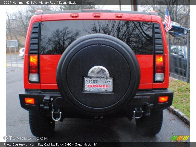 Victory Red / Ebony Black 2007 Hummer H2 SUV