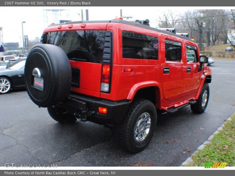 Victory Red / Ebony Black 2007 Hummer H2 SUV