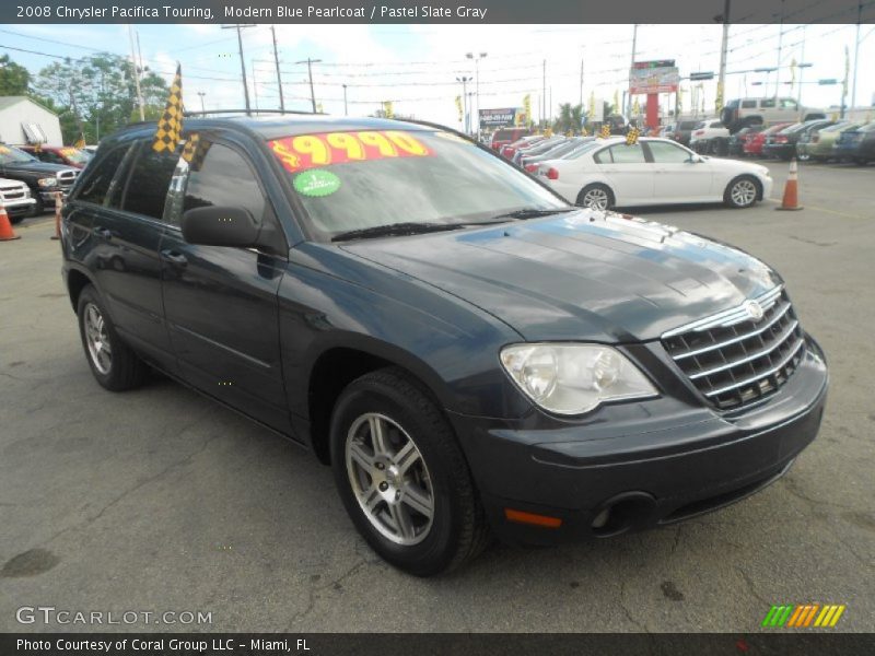 Modern Blue Pearlcoat / Pastel Slate Gray 2008 Chrysler Pacifica Touring