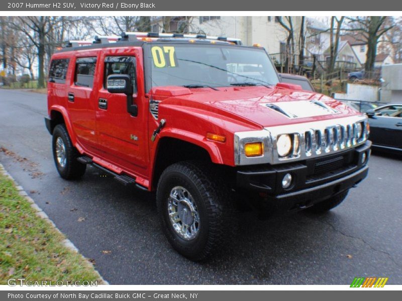 Victory Red / Ebony Black 2007 Hummer H2 SUV