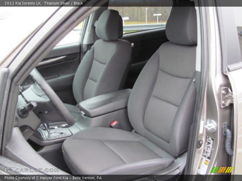 Titanium Silver / Black 2011 Kia Sorento LX