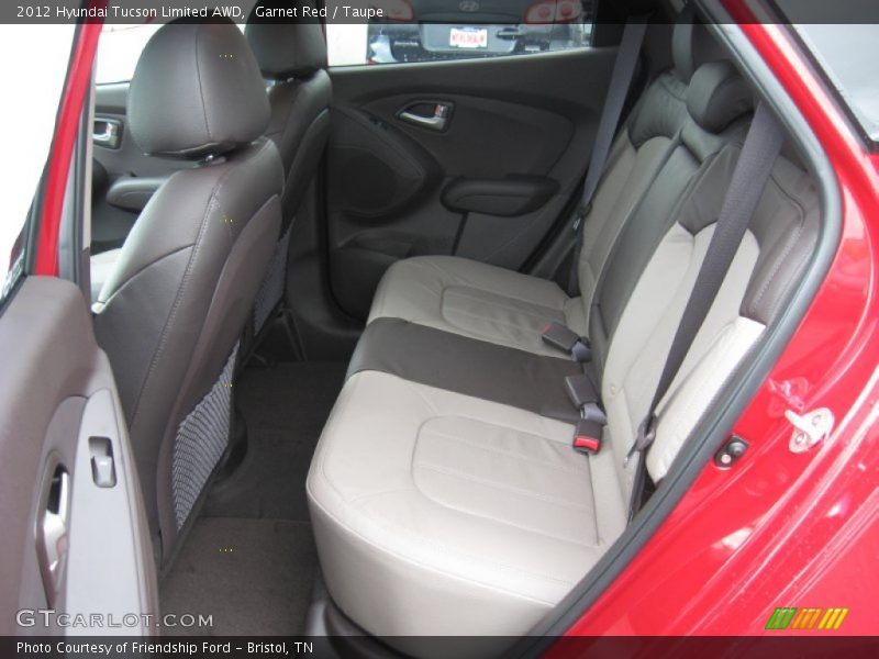 Garnet Red / Taupe 2012 Hyundai Tucson Limited AWD