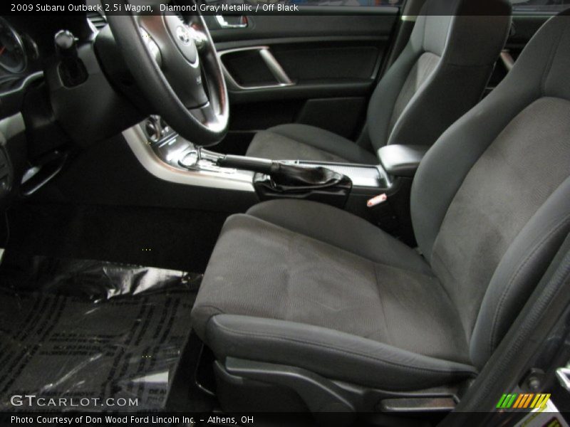 Diamond Gray Metallic / Off Black 2009 Subaru Outback 2.5i Wagon