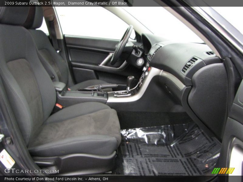 Diamond Gray Metallic / Off Black 2009 Subaru Outback 2.5i Wagon