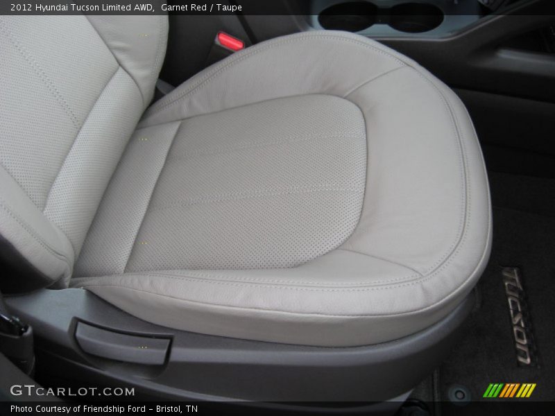 Garnet Red / Taupe 2012 Hyundai Tucson Limited AWD