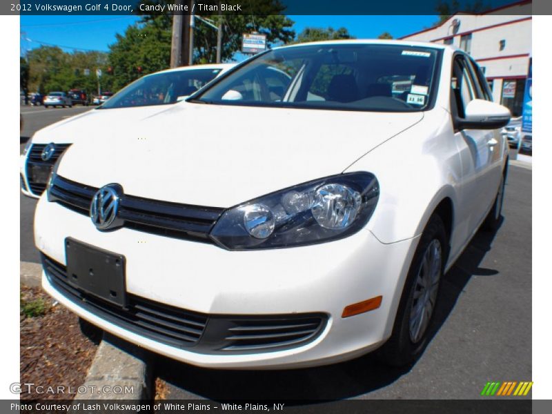Candy White / Titan Black 2012 Volkswagen Golf 4 Door