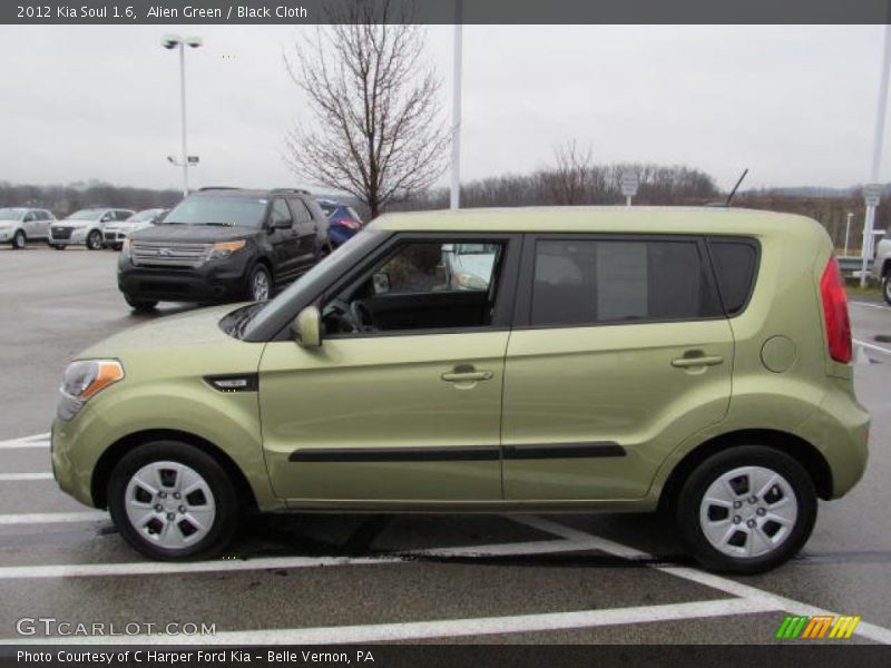 Alien Green / Black Cloth 2012 Kia Soul 1.6