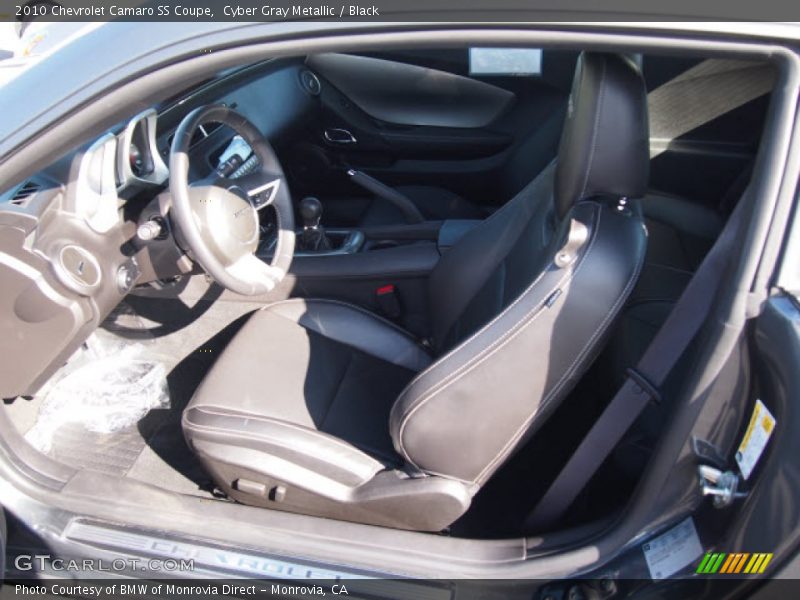Cyber Gray Metallic / Black 2010 Chevrolet Camaro SS Coupe